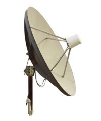 Small TV satellite dish